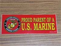 Parent of US Marine bumper sticker