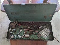 Metal box w misc tool items