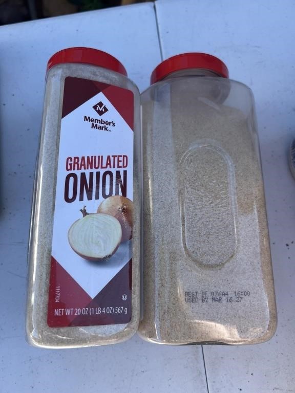 2 Set of Granulated Onion (20oz)