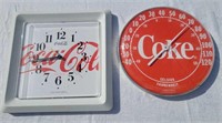 Coca-Cola Thermometer & Wall Clock