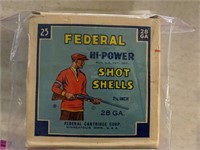 Box Vintage Federal  28gr Paper Shells