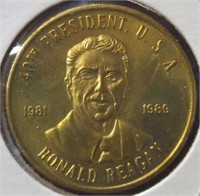 vintage Ronald Reagan token