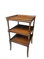 Ferguson three tier whatnot stand side table