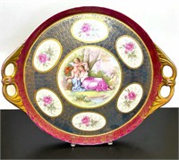 Antique Porcelain Tray by Royal Vienna