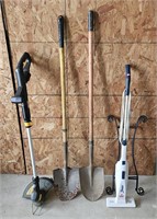 lot of yard tools