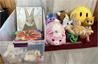 Assorted Stuffed Animals, Kids Toys, Artwork