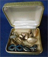 5 pair of antique & Deco men's cuff links
