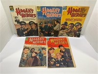 HOGAN’S HEROES NO. 3, 5, 6, 7, & 8 DELL COMICS