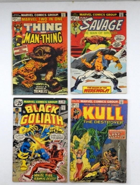 (4) 20/25 CENT MARVEL COMIC BOOKS