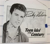 METAL RICKY NELSON SIGN