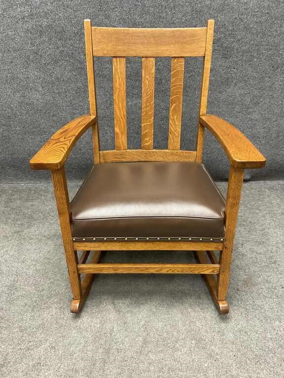 Antique Oak Rocking Chair