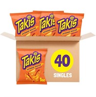 Takis Rolls Intense Nacho  40 bags  1 oz Each