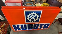 Large Kubota Sign, 6Ft W X 4Ft T