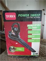 Toro power sweep electric blower new in box