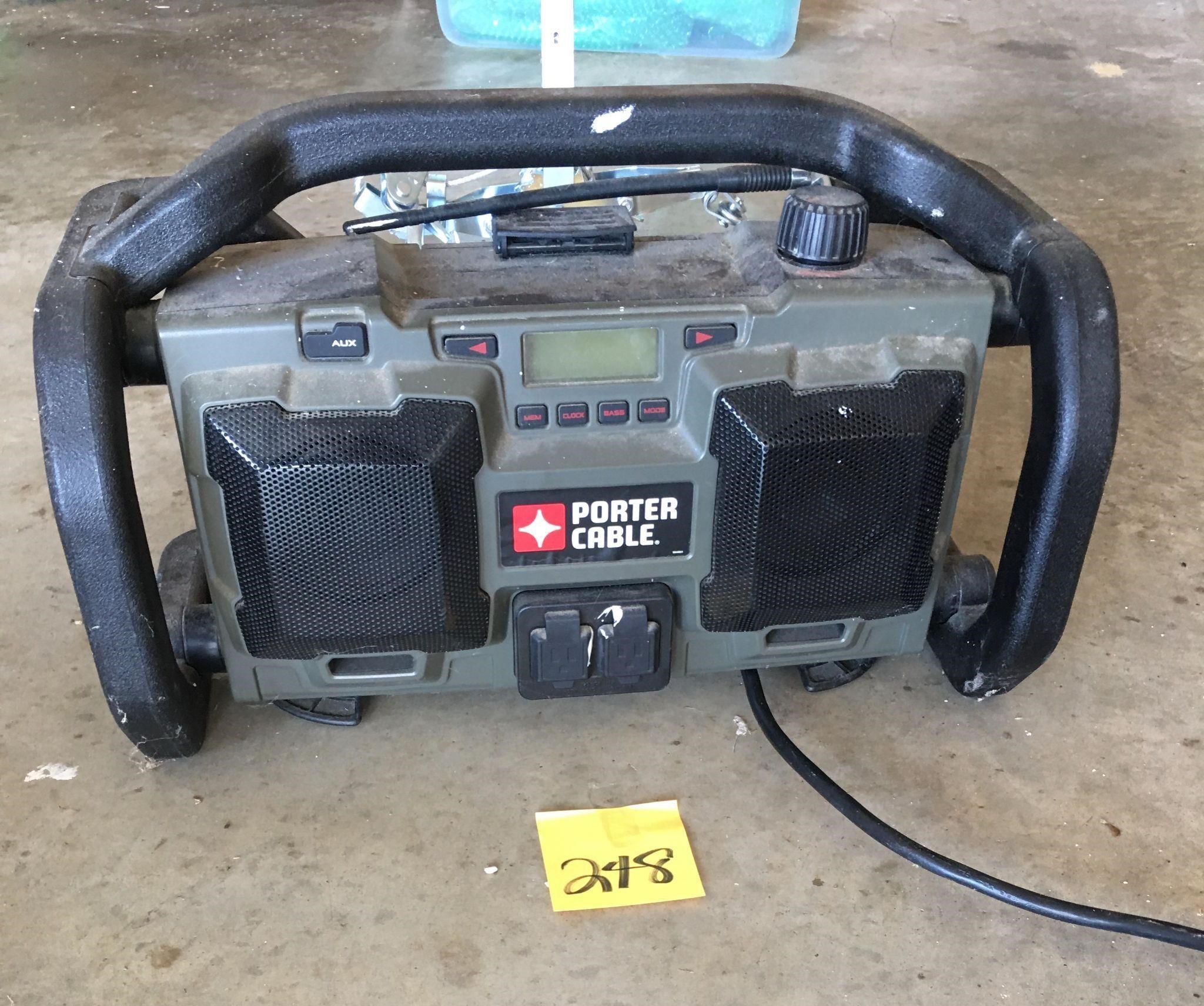 Porter Cable Corded Jobsite Radio