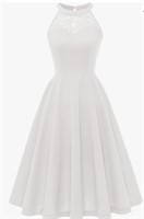 (Size: XS - white) Bbonlinedress Women Prom