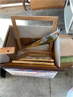 box lot of photo frames