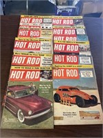 (12) 1953 Hot Rod Magazines