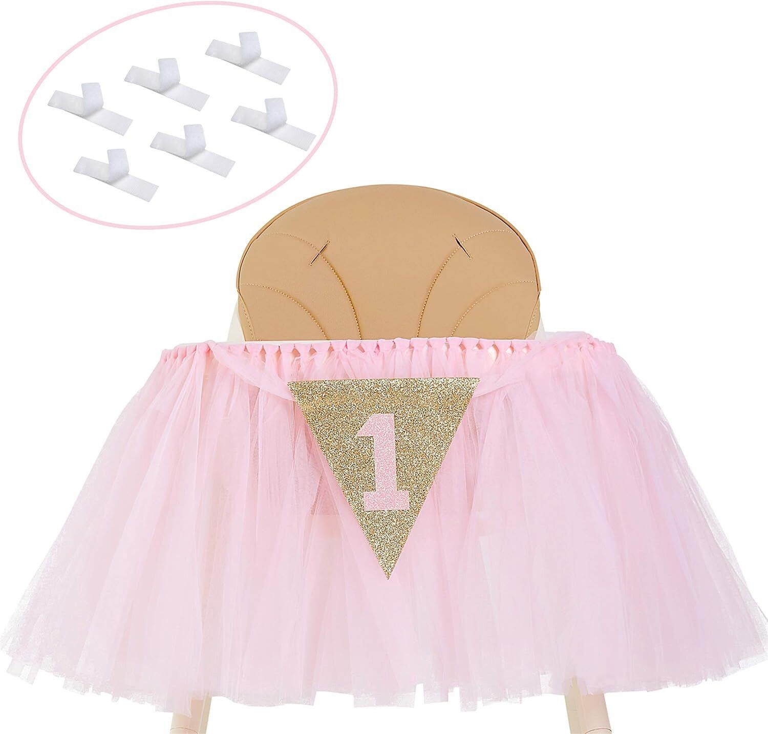 1st Birthday Girl - Tutu Skirt Banner