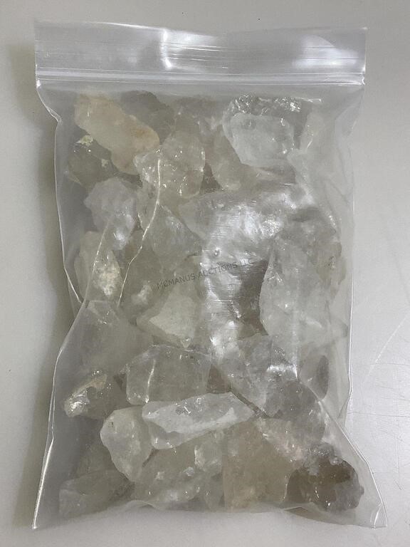 Quartz Crystal fragments. 2lbs bagged.