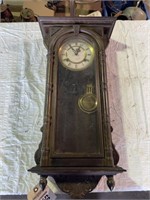 Wood case 31-day clock