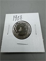 1906 Silver Barber Quarter