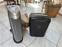 Paper shredder and air purifier