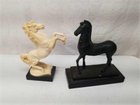 2 Horse Sculptures