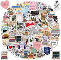 SEALED-100PCS Bulk Love Reading Stickers x3
