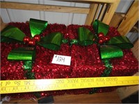 2 decorative Christmas boxes