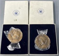 2 Jimmy Carter 1977 Inauguration Medals President