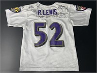 Autographed Medium Child’s Ravens Jersey Ray Lewis