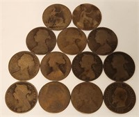 278 - LOT OF 13 COLLECTIBLE COINS (40)