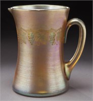 Tiffany favrile glass pitcher