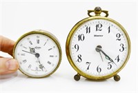 Two Vintage Alarm Clocks, Untested