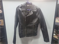 Leather jacket sz S