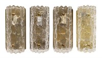 (4) CARL FAGERLUND FOR ORREFORS WALL SCONCES