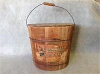 Antique Standard Candy Co. Nashville Wooden Bucket