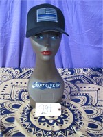 Thin Blue Line Police Support Unisex Ball Cap Hat