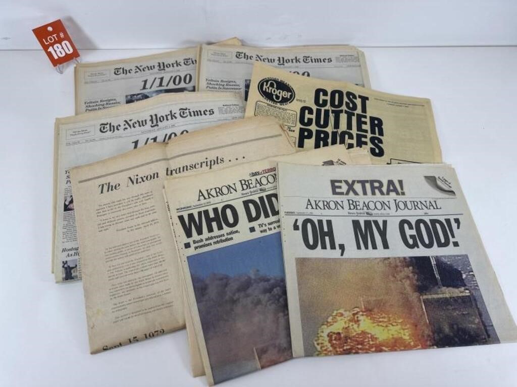 Assortment of Newspaper Articles