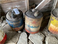 (2) Oil Cans