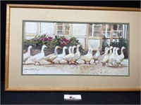 Framed Goose wall art