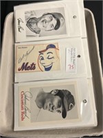 (25+) Vintage Baseball Autographed Photos, etc.