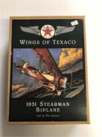 Wings of Texaco DIECAST Airplane In Box