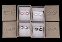 Honora Pearl & Sterling Silver Earrings