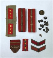 WWII Japanese Army Insignia Lot