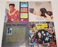 (4) Vintage Movie Soundtrack & Rock Vinyl Records