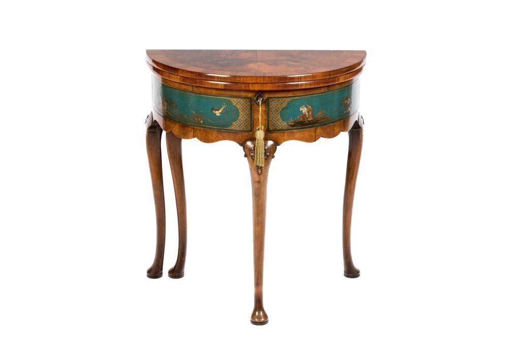 CHINOISERIE DEMI LUNE TABLE