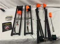 Lot of Ice Fishing Tip ups & More