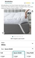 QUEEN MATTRESS TOPPER (OPEN BOX)